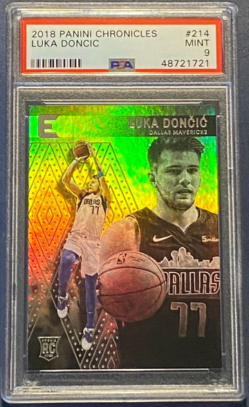2018 Chronicles Luka Doncic Essentials #214 PSA 9