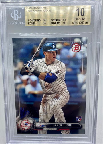 2017 Bowman Aaron Judge BGS 10 Pristine