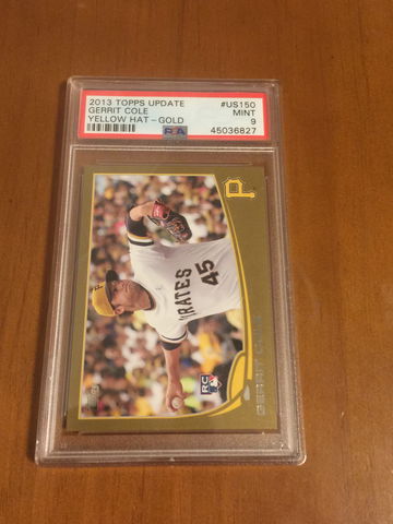 2013 Topps Update Gold Gerrit Cole PSA 9