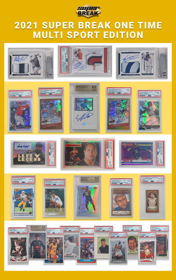 2 Box Lot 2021 Super Break One Time Multi Sport Edition Sealed BoxPSA 10'S, OHTANI,LBJ,KOBE,HERBERT???🧨🧨