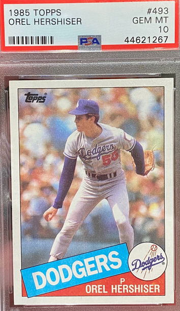 1985 Topps Orel Hershiser rookie 
