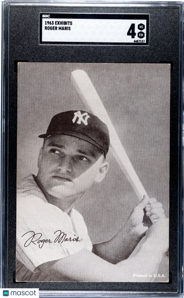 1963 Exhibits Roger Maris SGC 4