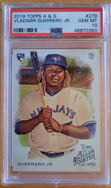 Vladimir Guerrero Jr Topps A&G PSA 10