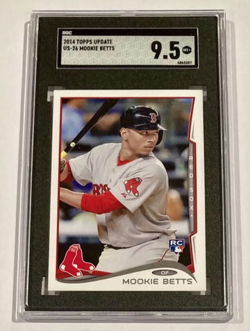 2014 Topps Update #US26 Mookie Betts RC SGC 9.5