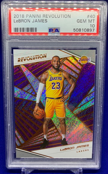 2018 Panini Revolution Lebron James - PSA 10