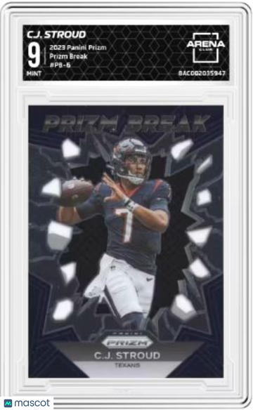 2023 Panini Prizm C.J. Stroud #PB-6 Prizm Break Arena Club 9