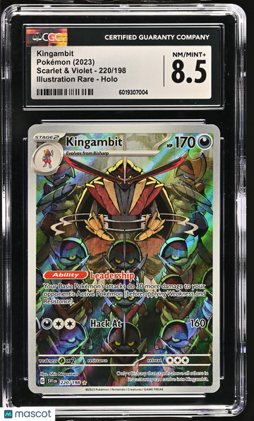 2023 Pokémon Scarlet & Violet Kingambit Illustration Rare CGC 8.5 #220/198