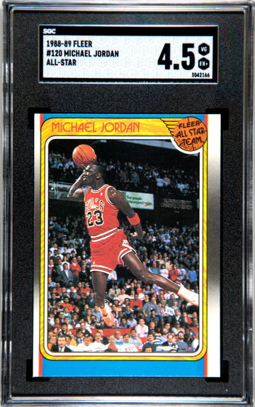 1988-89 Fleer Michael Jordan All-Star #120 SGC 4.5