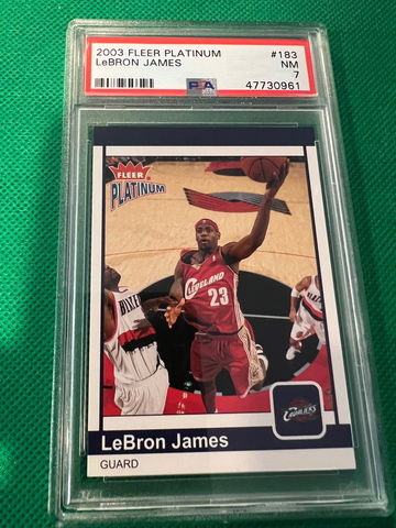 2003 fleer platinum rc PSA 7 297/750