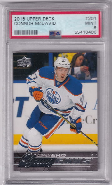 2015-16 upper deck young guns Connor McDavid  card # 201