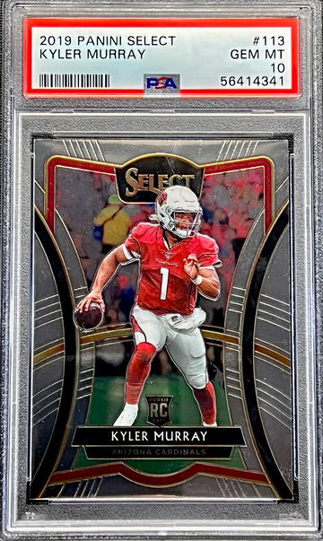Kyler Murray Panini Select #113 PSA 10 GEM MINT Rookie Card RC Arizona Cardinals
