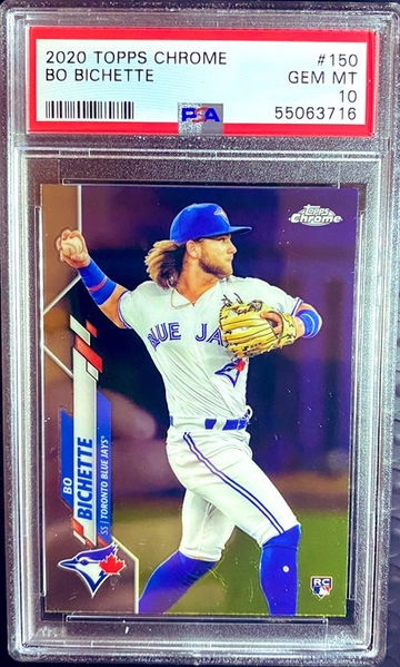 Bo bichette chrome psa 10