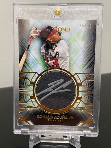 2021 Topps Diamond Icons Silver Ink Autograph - Ronald Acuna Jr. 25/25