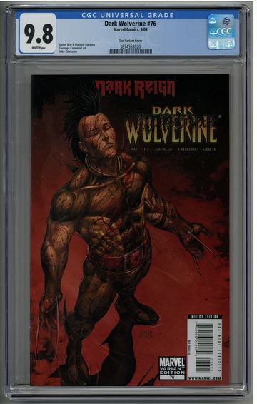 Dark Wolverine 76 CGC 9.8 Choi Variant Dark Reign