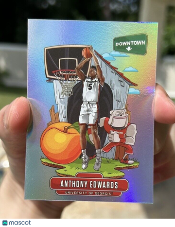 2020 Panini Prizm DP Anthony Edwards Downtown Rookie RC FRESHLY PACK PULLED