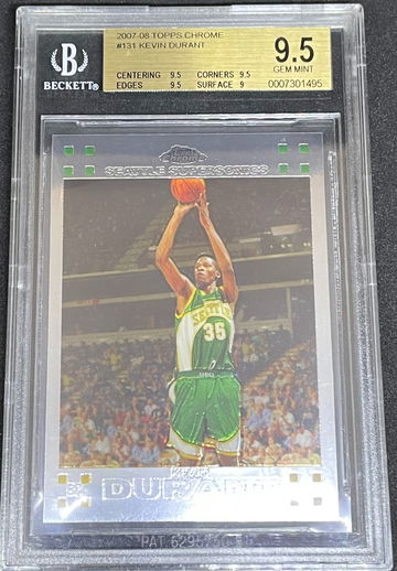 Kevin Durant 2007 Topps Chrome