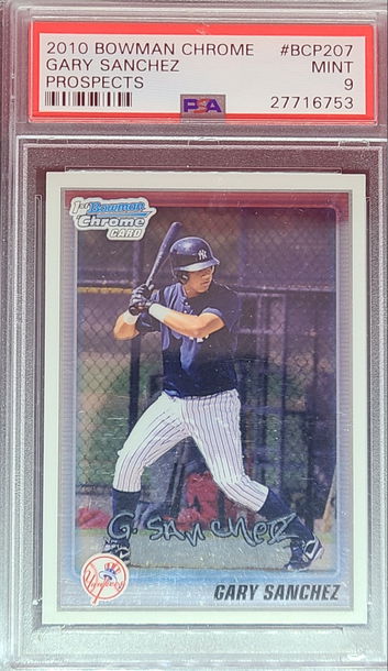 2010 Bowman Chrome #BCP207 Gary Sanchez PSA Mint 9