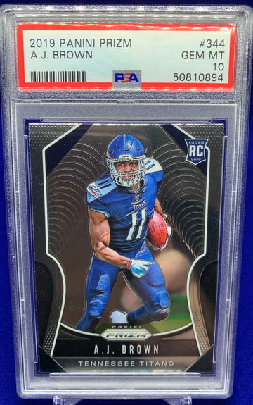 2019 Panini Prizm AJ Brown - PSA 10