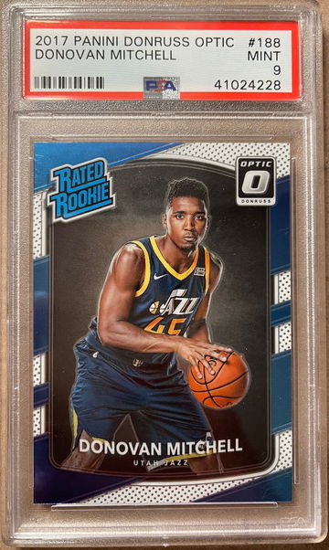 Donovan Mitchell 2017 Optic RC PSA 9