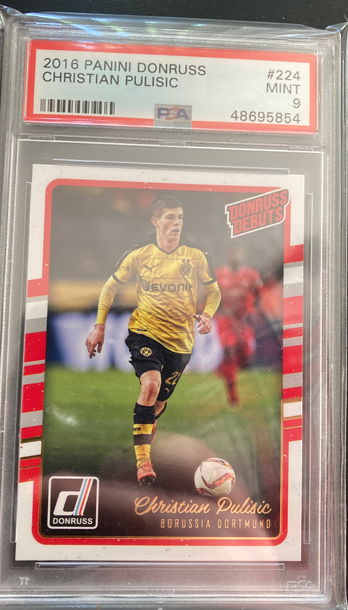 Christian Pulisic PSA 9 2016 Donruss