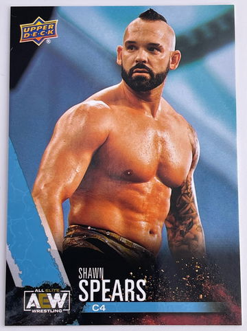 Shawn Spears 2021 Upper Deck AEW #3 Finisher Variation