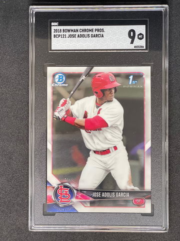 Adolis Garcia Bowman Chrome 1sr SGC 9