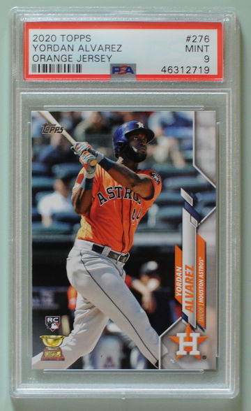 2020 Topps Yordan Alvarez PSA 9