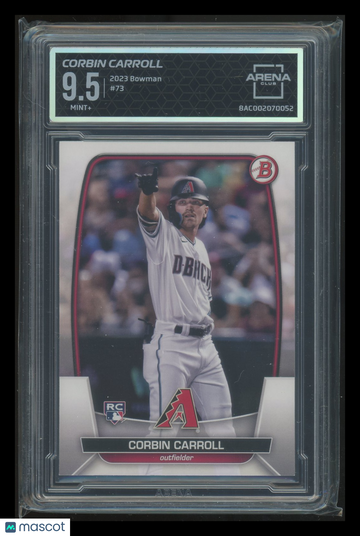 2023 Bowman Corbin Carroll #73 RC Arena Club 9.5