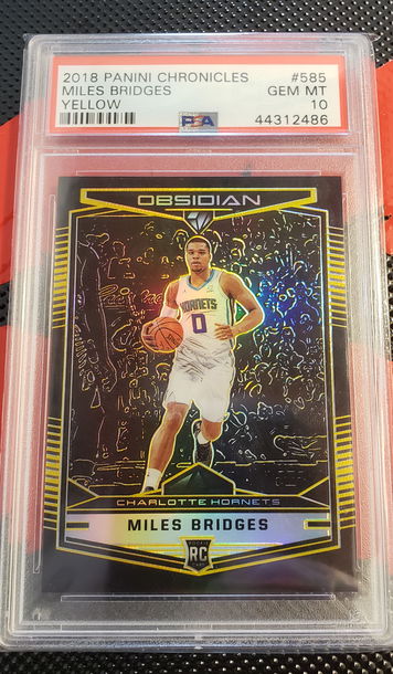 Miles bridges 2018 obsidian preview yellow /10