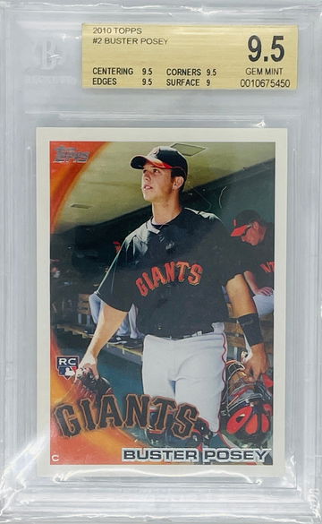 2010 Topps Buster Posey BGS 9.5