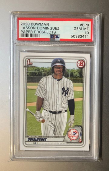 2020 Bowman Jasson Dominguez PSA 10