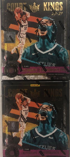 2X 2020-21 PANINI COURT KINGS BASKETBALL HOBBY BOX  - SUPPORT YOUR LCS!