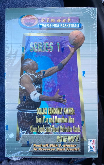 1994/95 Topps Finest Basketball Series 1 Sealed Hobby Box