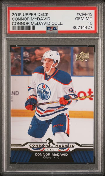 2015 Upper Deck Connor Mcdavid Collection #CM-19 Connor Mcdavid PSA 10