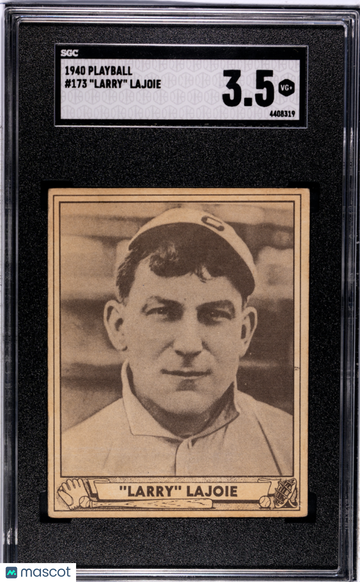 1940 Playball Larry Lajoie #173 SGC 3.5