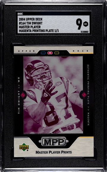 2004 Upper Deck #164 Tim Dwight Magneta Printing Plate 1/1