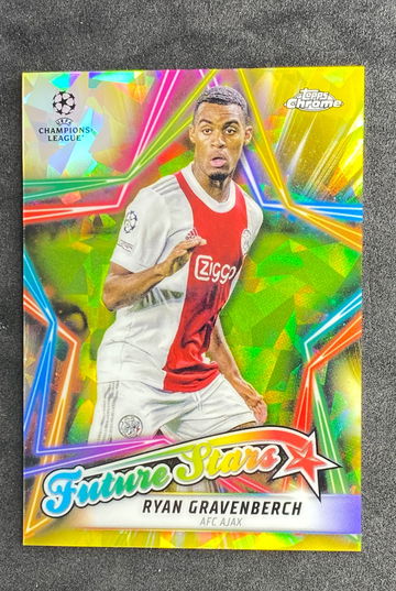 2021-22 Topps Chrome Sapphire UEFA Future Stars Ryan Gravenberch /99