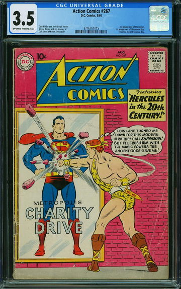 ACTION COMICS #267, CGC 3.5 VG-