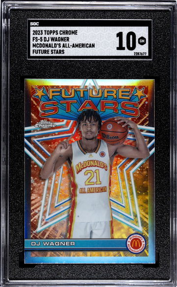 2023 Topps Chrome Future Stars DJ Wagner #FS-5 SGC 10