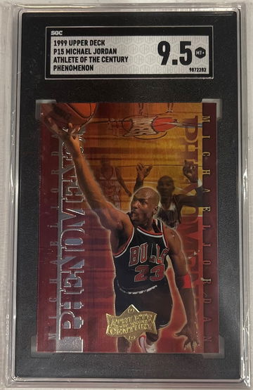 1999 Upper Deck Michael Jordan Athlete of the Century Phenomenon SGC 9.5