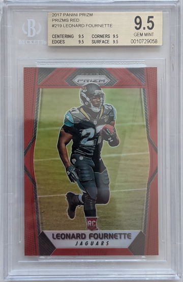 Leonard Fournette 2017 Prizm Red