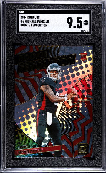 2024 Donruss #6 Michael Penix Jr. Rookie Revolution SGC 9.5