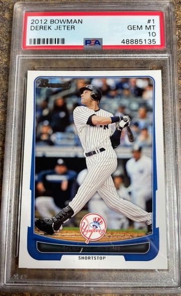Derek Jeter 2012 Bowman PSA 10