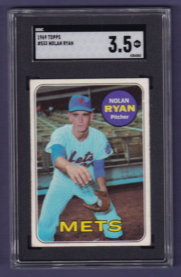 1969 Topps #533 Nolan Ryan SGC 3.5