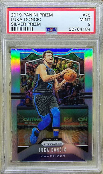 2019-20 Prizm Luka Doncic #75 silver PSA 9 Mint