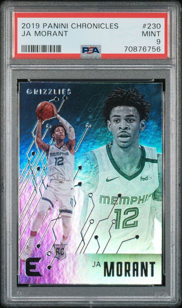 2019 Panini Chronicles Ja Morant NBA Rookie Card #230 PSA 9 Mint Basketball RC Card