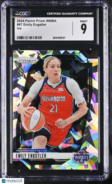 2024 Panini Prizm WNBA Emily Engstler #67 Ice CGC 9