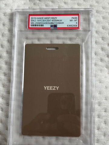 Yeezy season 2 ticket psa 8 pop 3