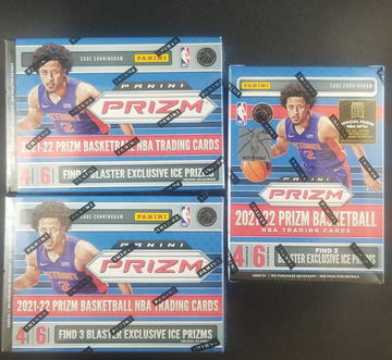 2021-22 Prizm Basketball (3) Blaster Box Lot