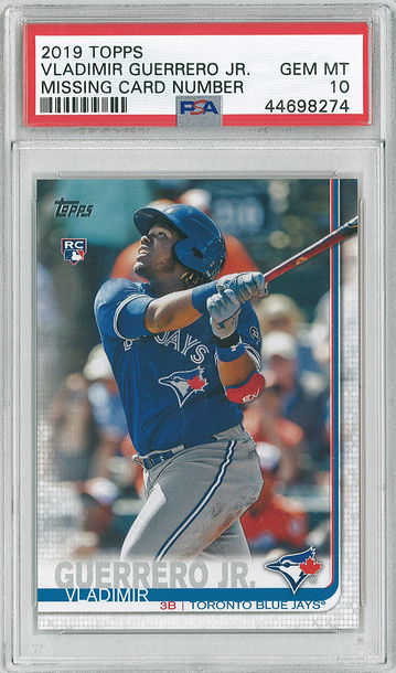 2019 Topps Vladimir Guerrero Jr. PSA 10